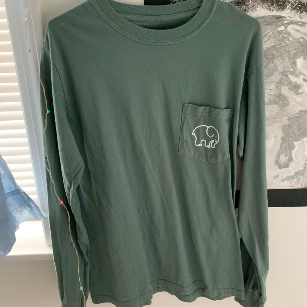 Never worn ivory Ella long sleeve shirt